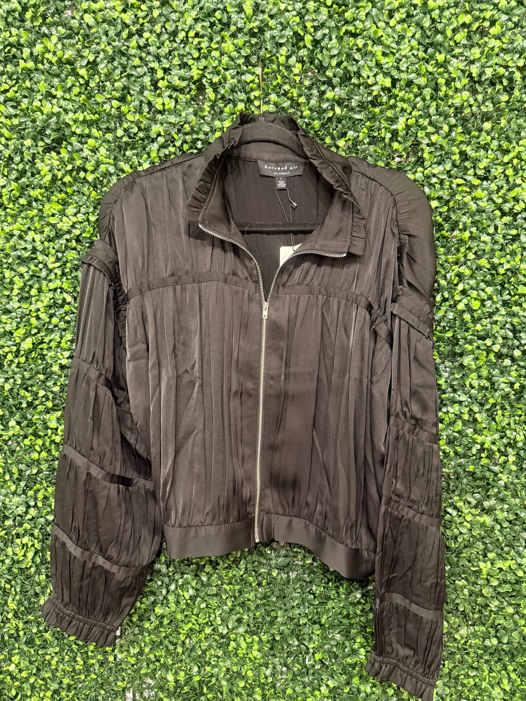 Shirring Detail Short Jacket
