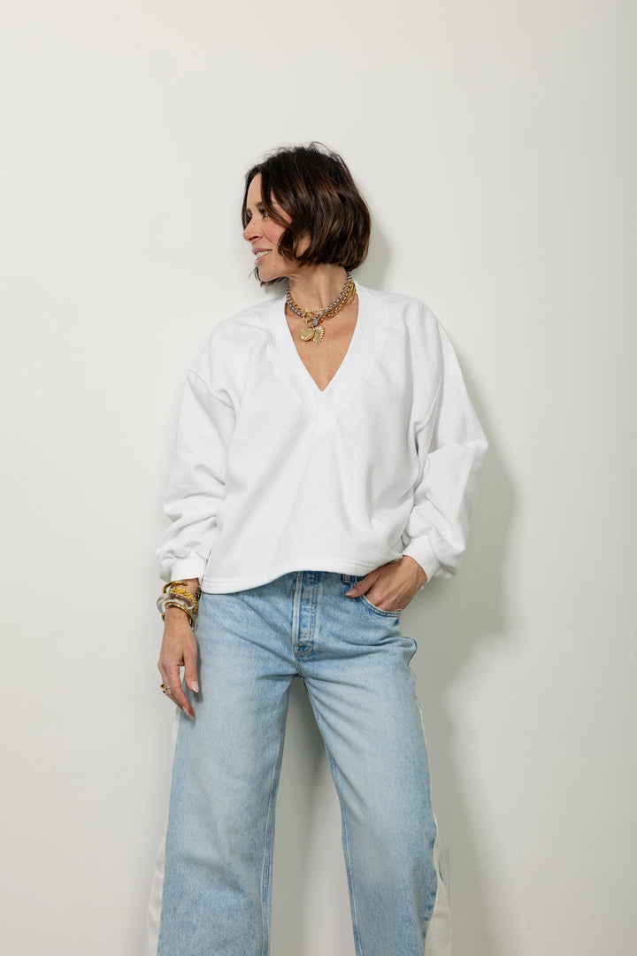Tucker Sweatshirt in White