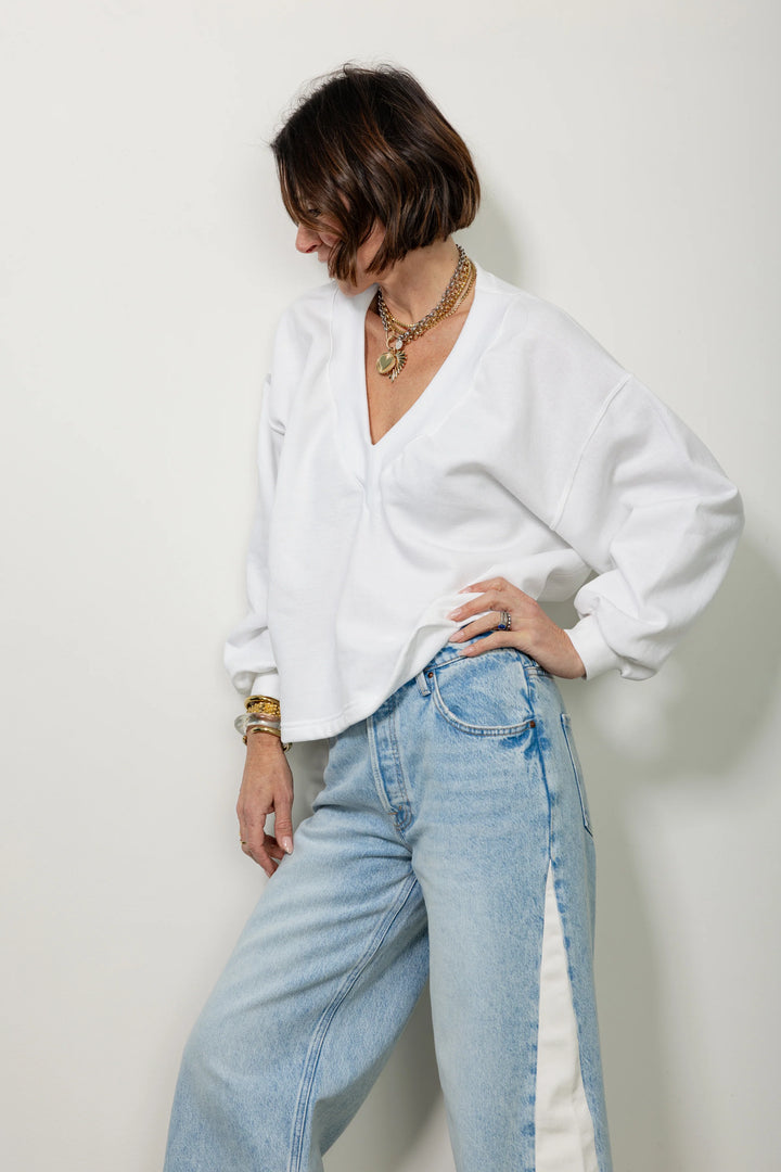 Tucker Sweatshirt in White