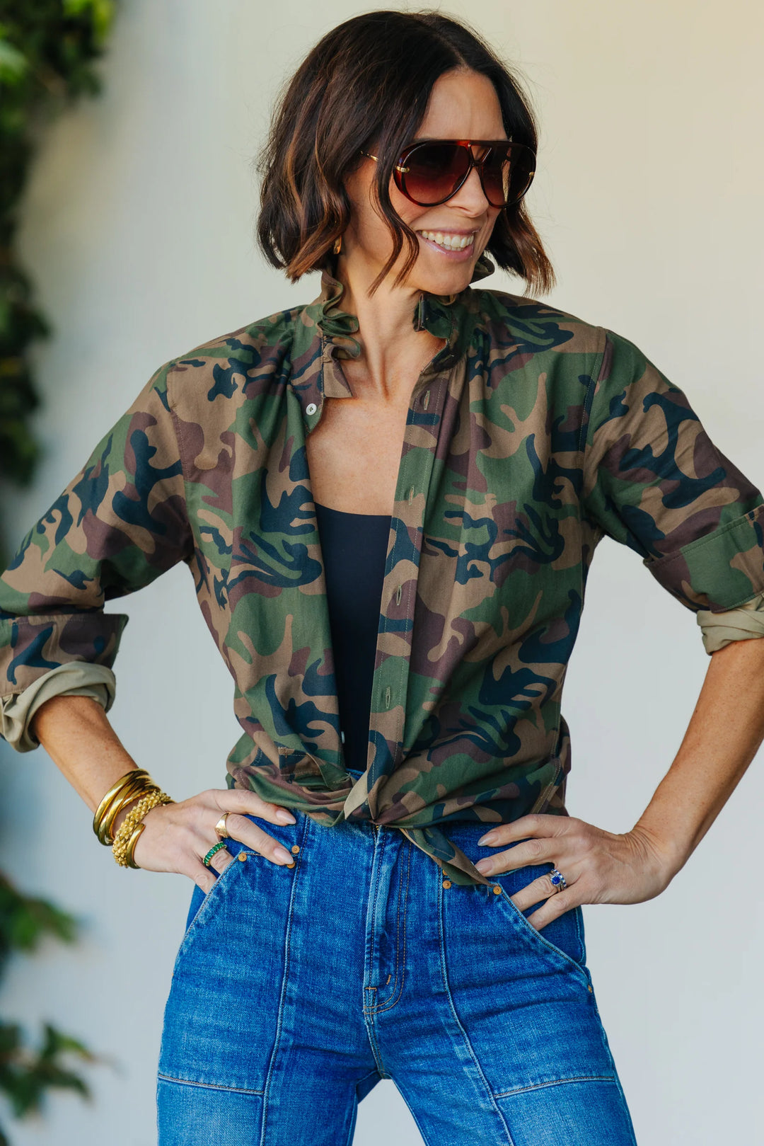 Quarantina Top in Camo
