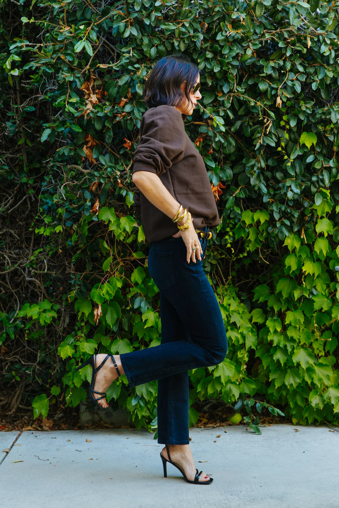 Cooper Sweatshirt in Chocolate Brown