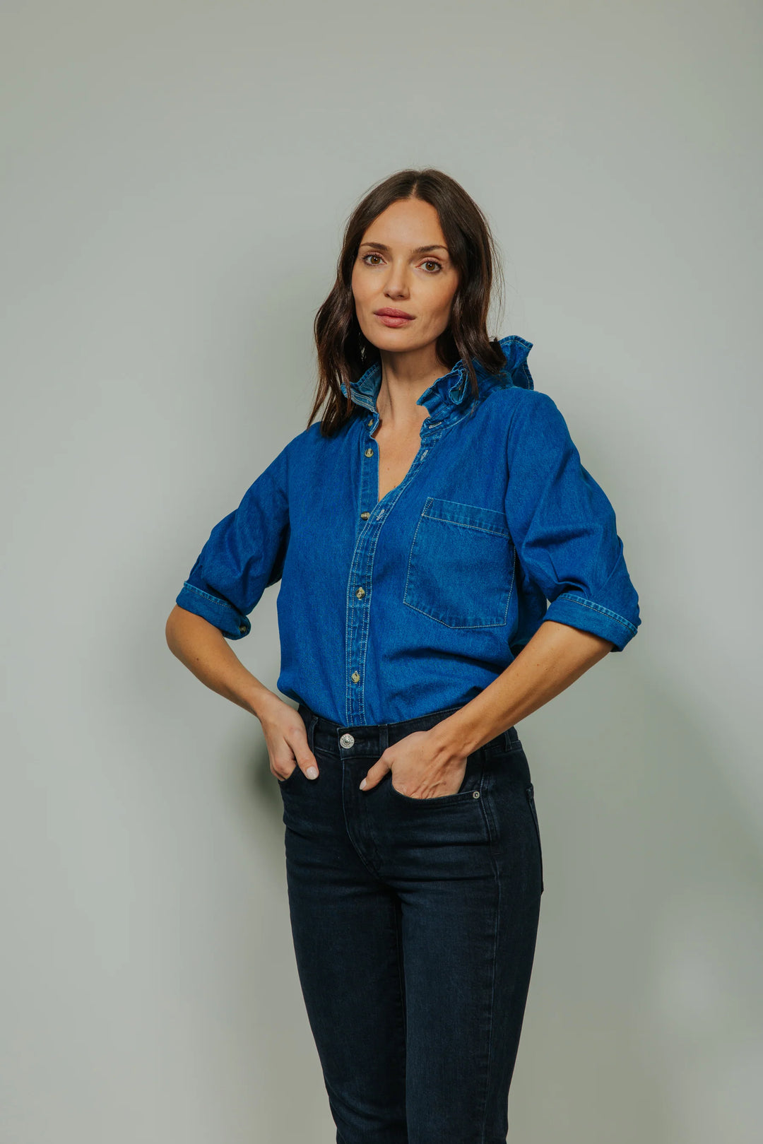Southern Lover Denim Top