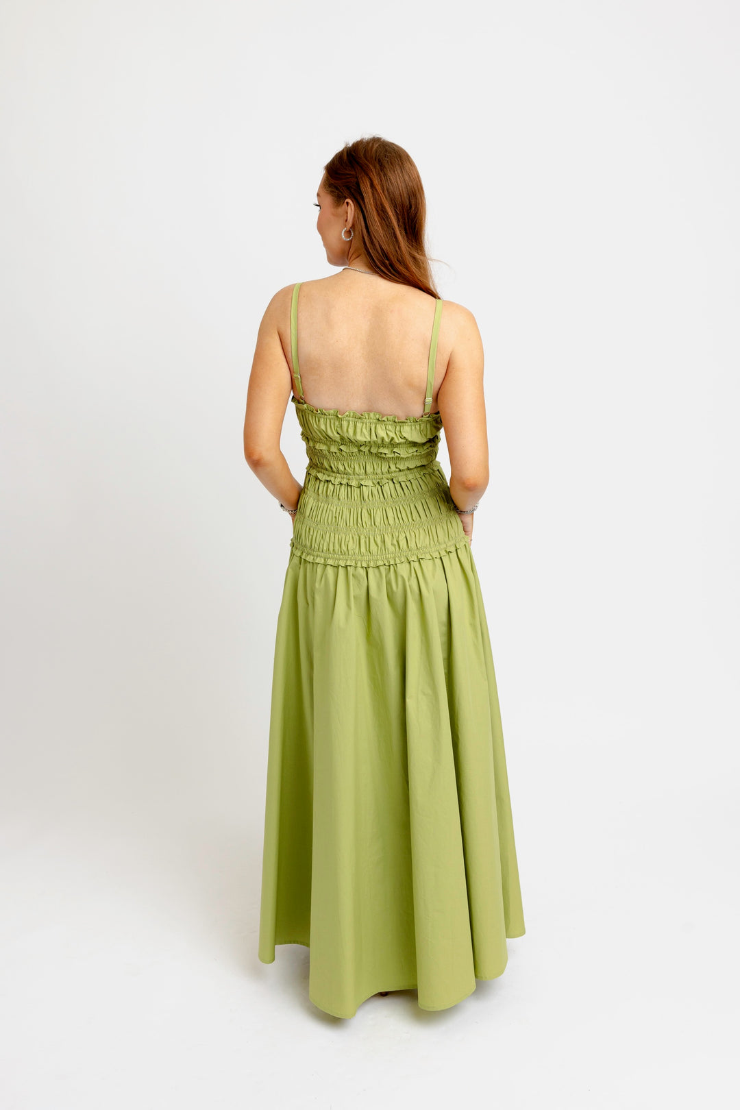 Citrine Smocked Maxi Dress