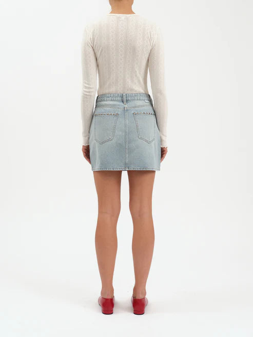Stash Mini Skirt in Let’s Dance - DAZE Denim