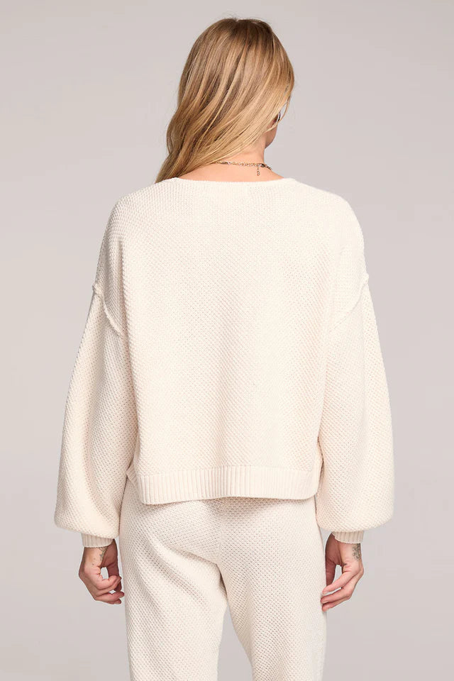 Cozy Cream Knit Sweater Set