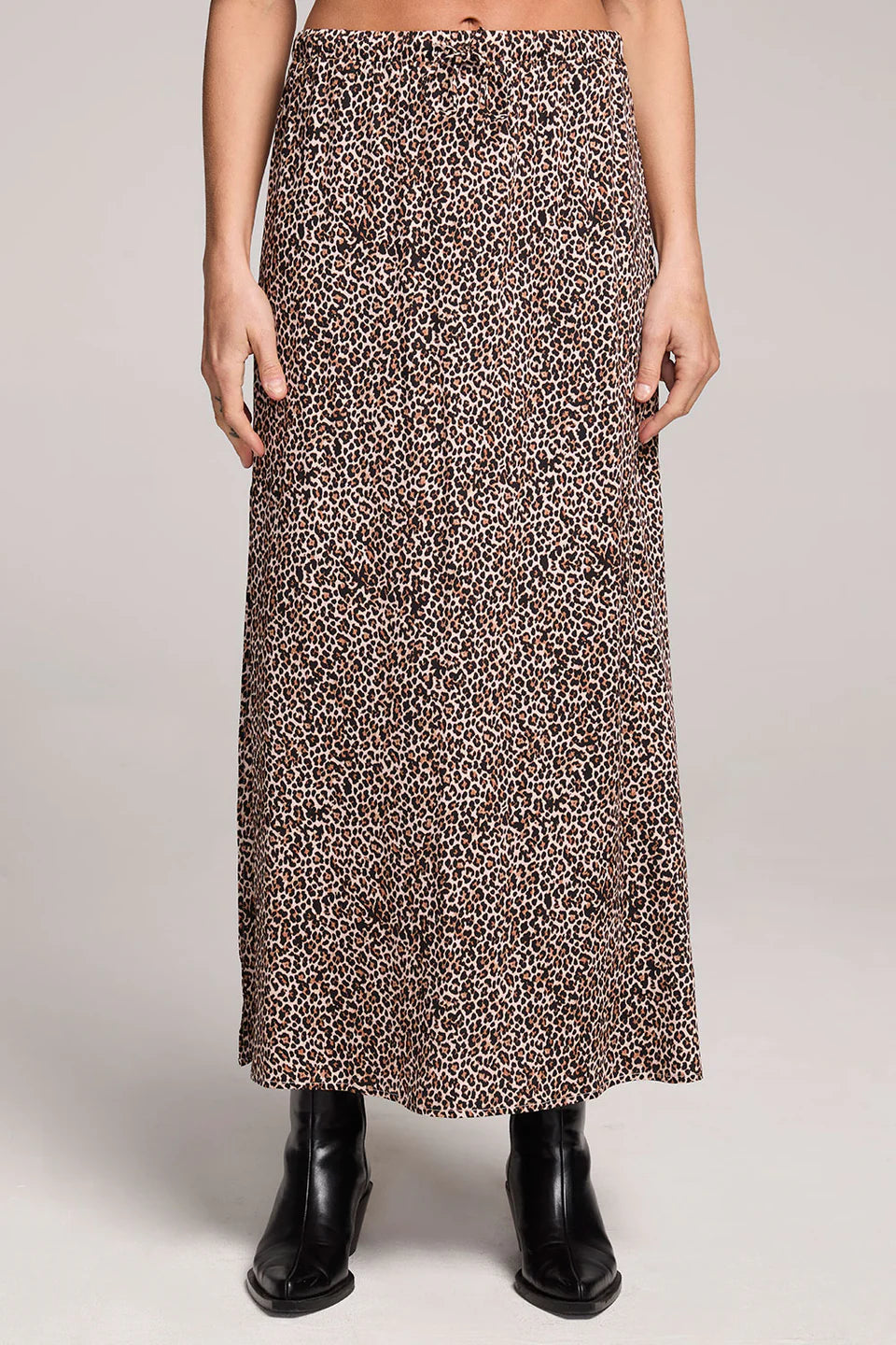 Leopard Midi Skirt