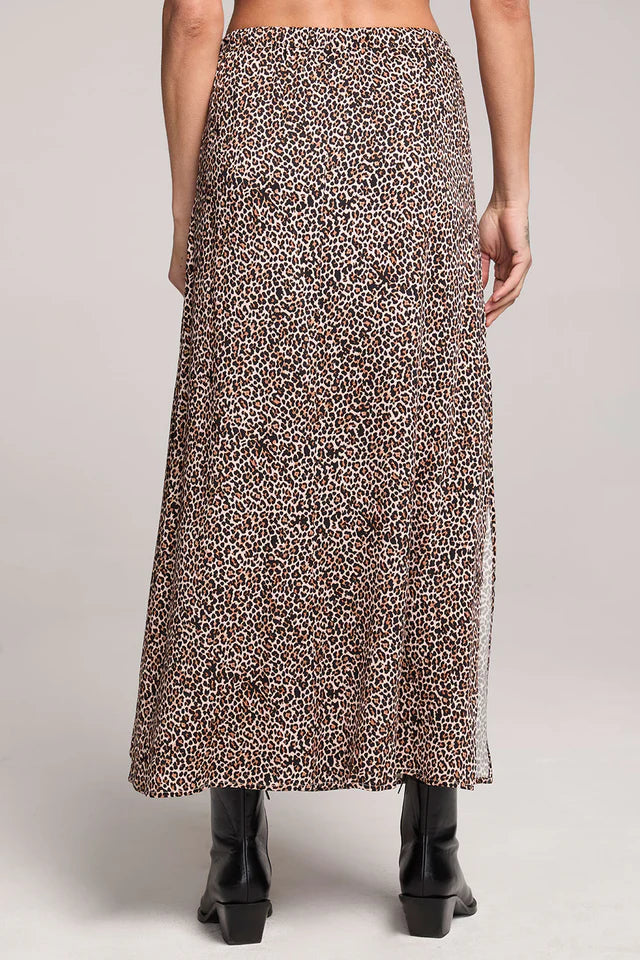 Leopard Midi Skirt