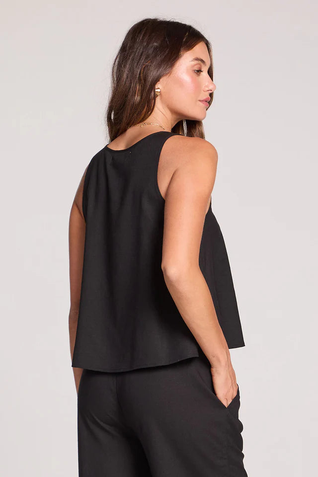 Woven Black Pant Set