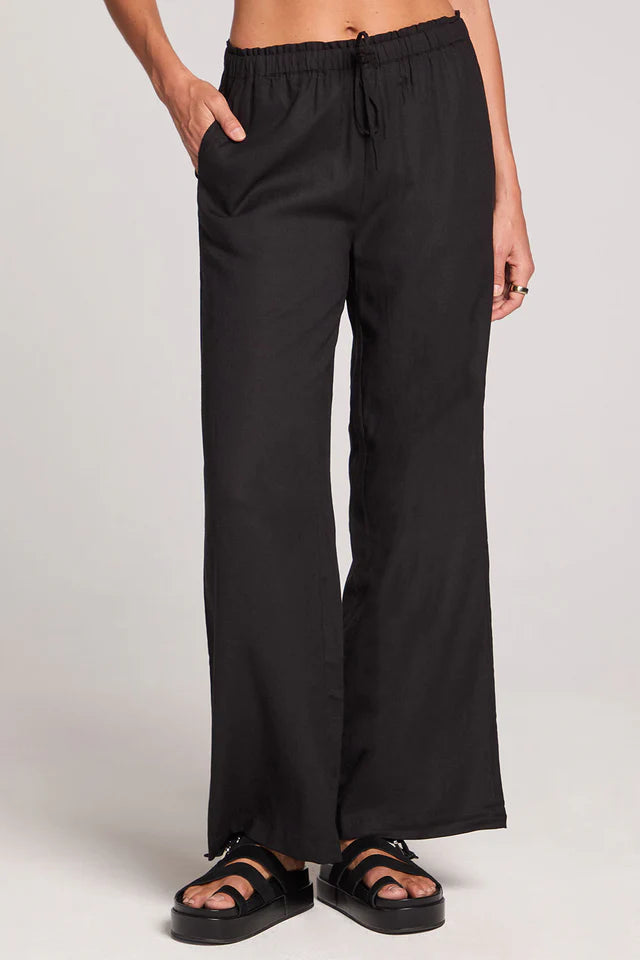 Woven Black Pant Set