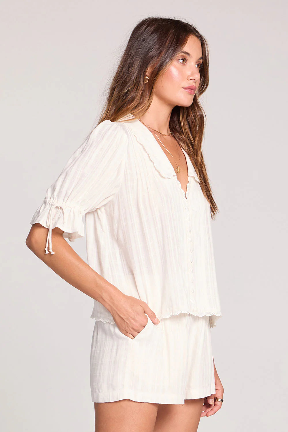 Leyah Salt Short Sleeve Top