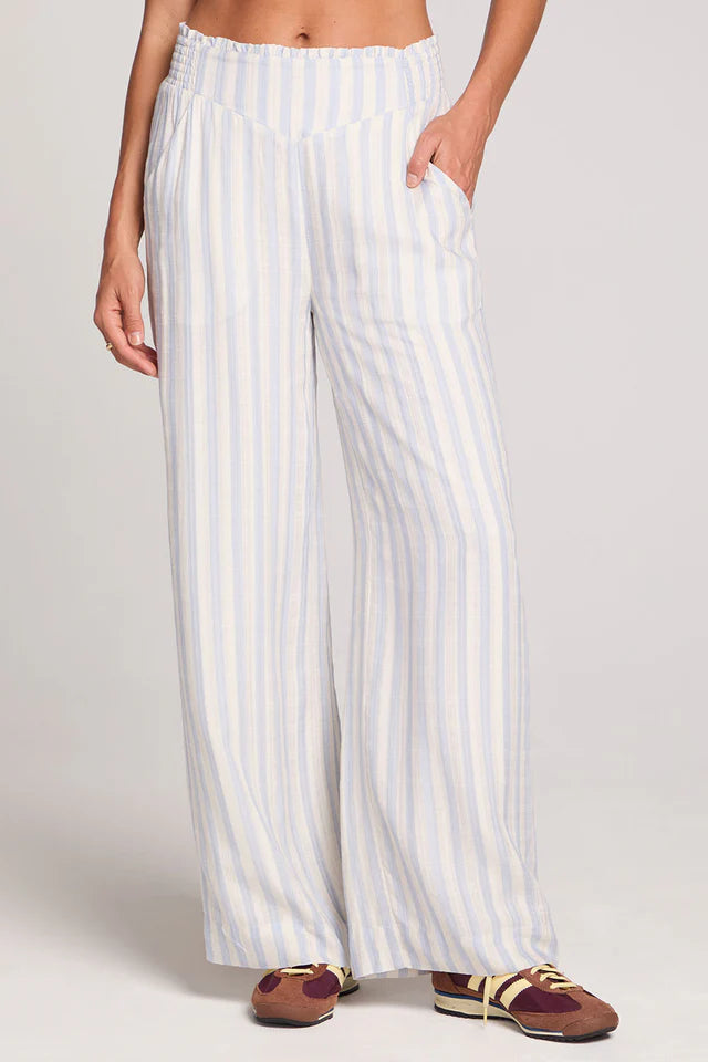 Cloud Blue Striped Pant Set