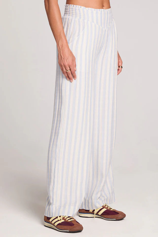 Cloud Blue Striped Pant Set