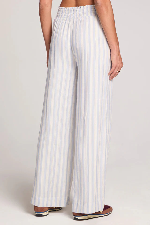 Cloud Blue Striped Pant Set