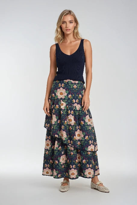 Wild Rose Maxi Skirt