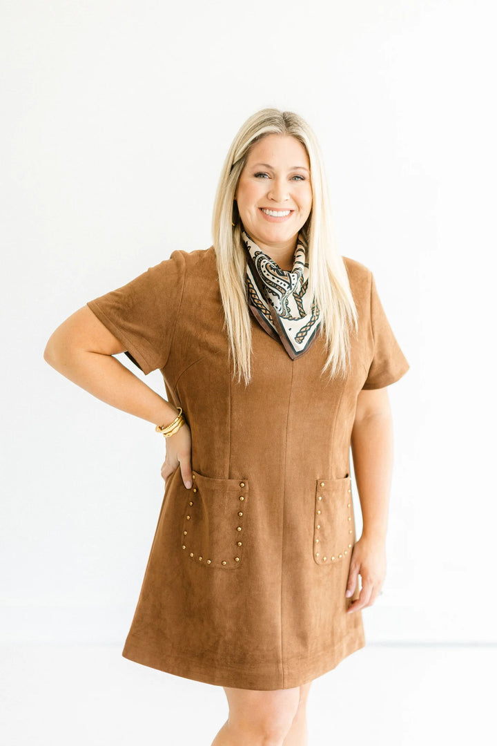 Brown Sienna Dress - Tatum James Designs