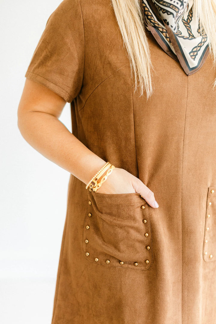 Brown Sienna Dress - Tatum James Designs