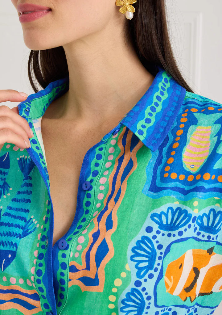 Fish Tales Mini Dress