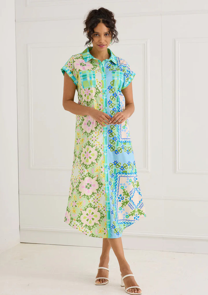 Floral Folk Dress
