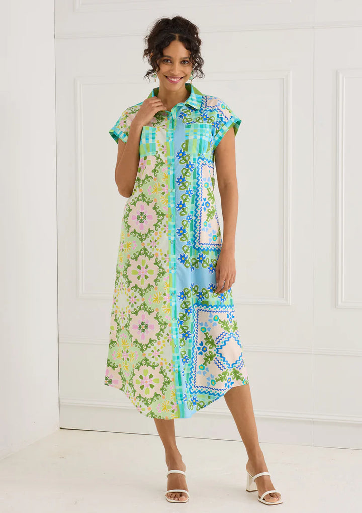Floral Folk Dress