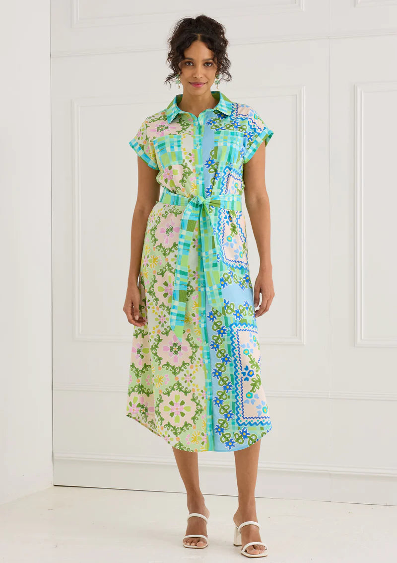 Floral Folk Dress