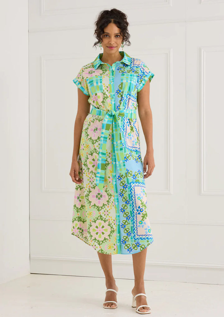 Floral Folk Dress