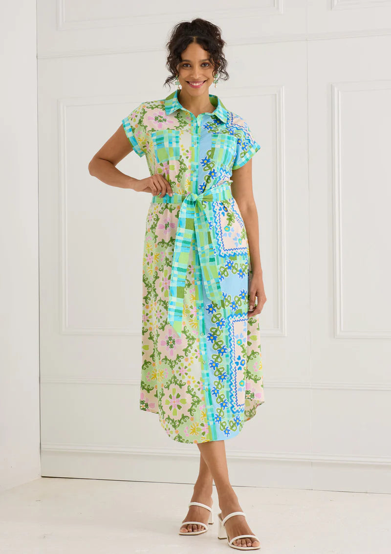 Floral Folk Dress