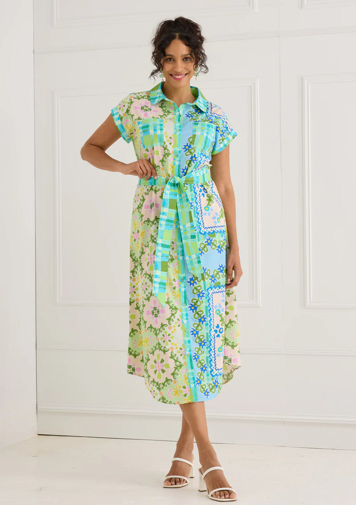 Floral Folk Dress