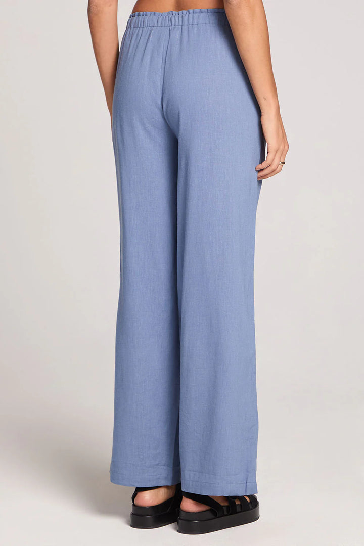 Woven Worn Blue Tank + Pant Set