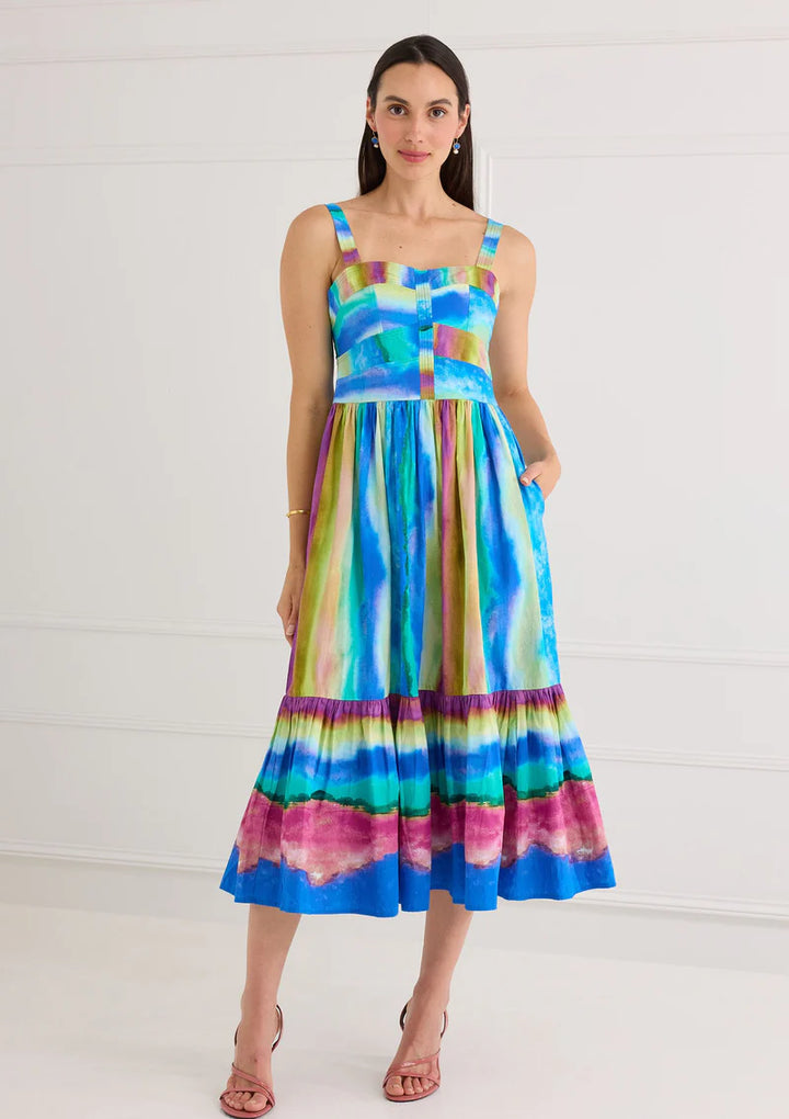 Sunset Stripe Gianna Dress