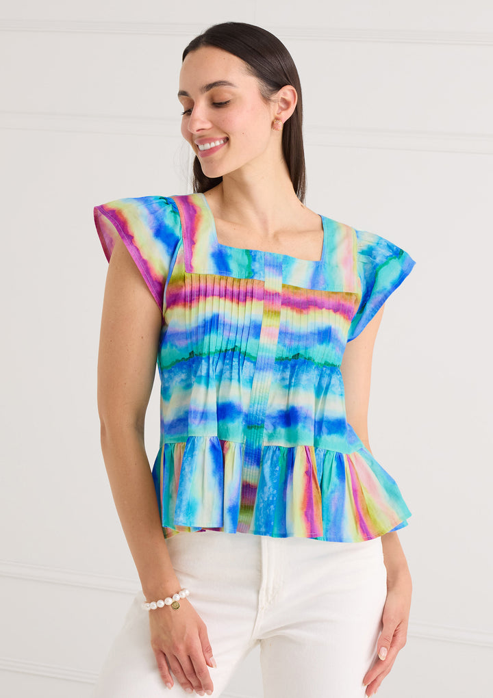 Sunset Stripe Zoe Top