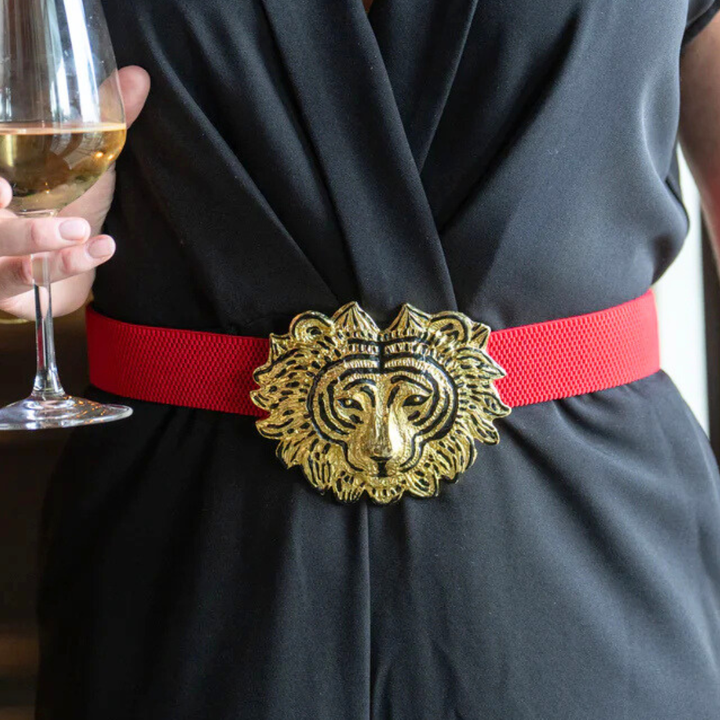 Red Interchangeable Stretch Belt Band – Flexible & Stylish: Red / S