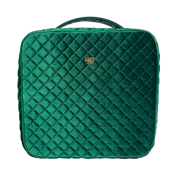 Mini Diva Makeup Case - Emerald Velvet