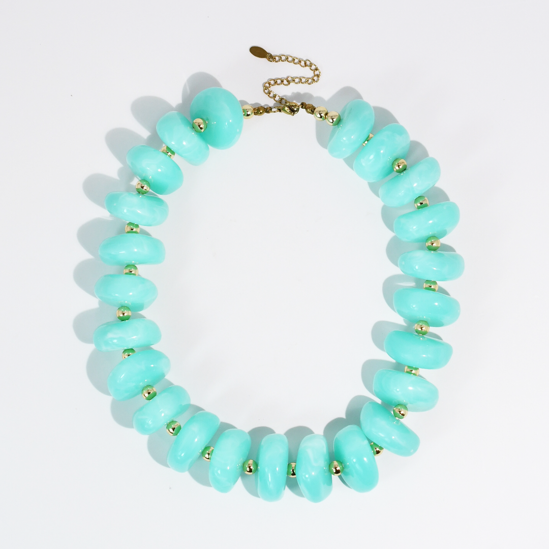 The Happy Hour Necklace: Mint