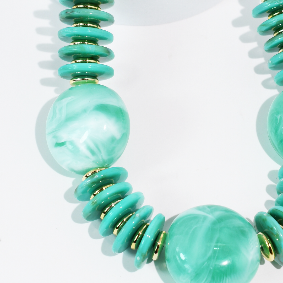 Round Turquoise Necklace