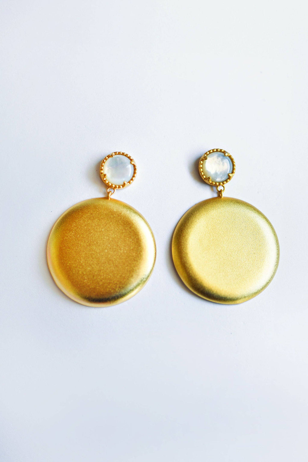 Clara Earrings: Emerald Green
