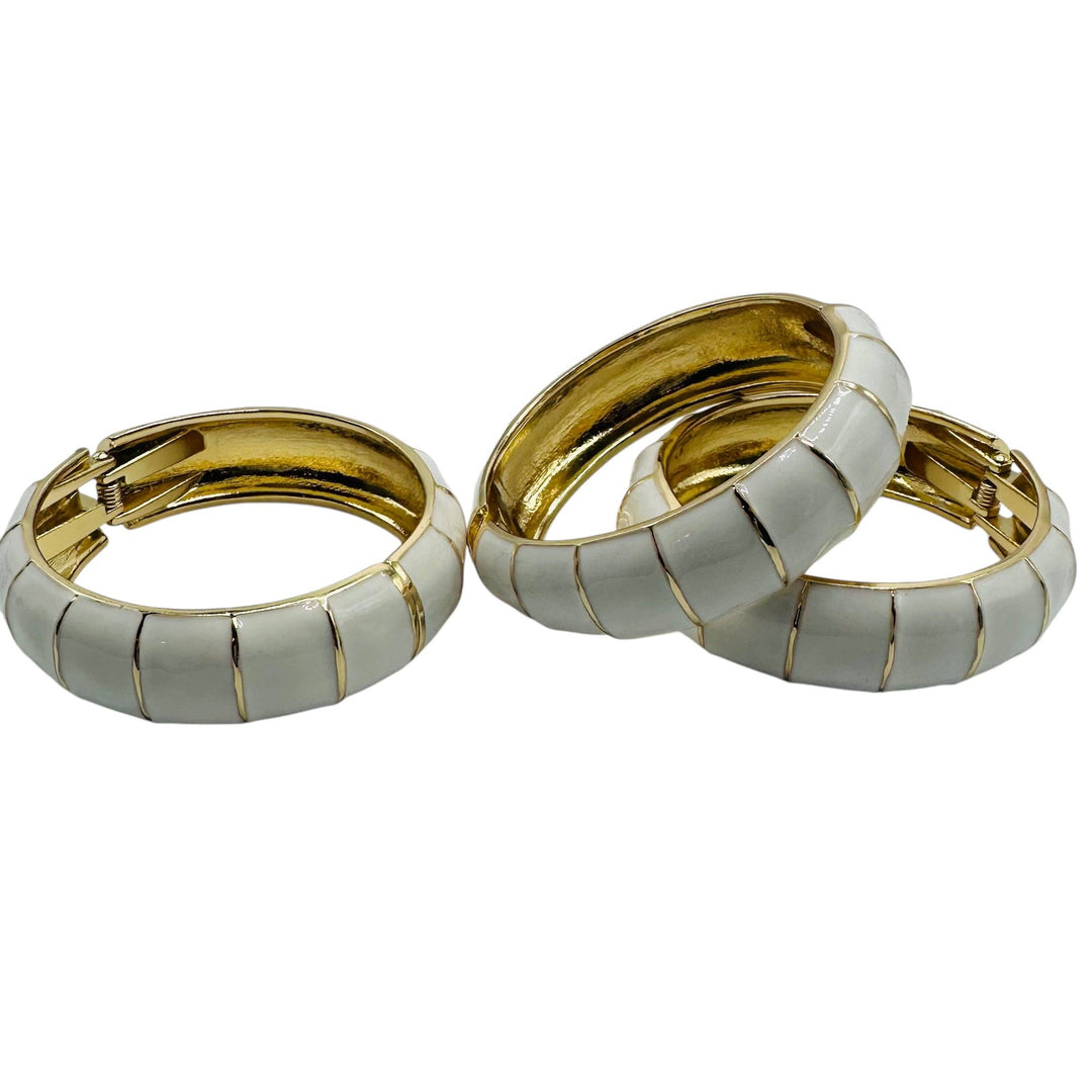 White Bamboo Bracelet