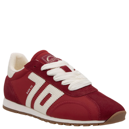 Back 70 Asian Sneaker in Red White
