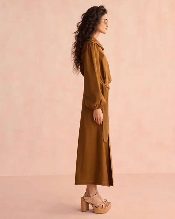 Avery Dress in Cinnamon