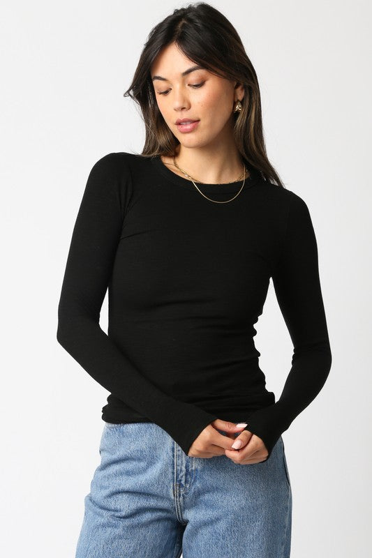 Long Sleeve Knit Top