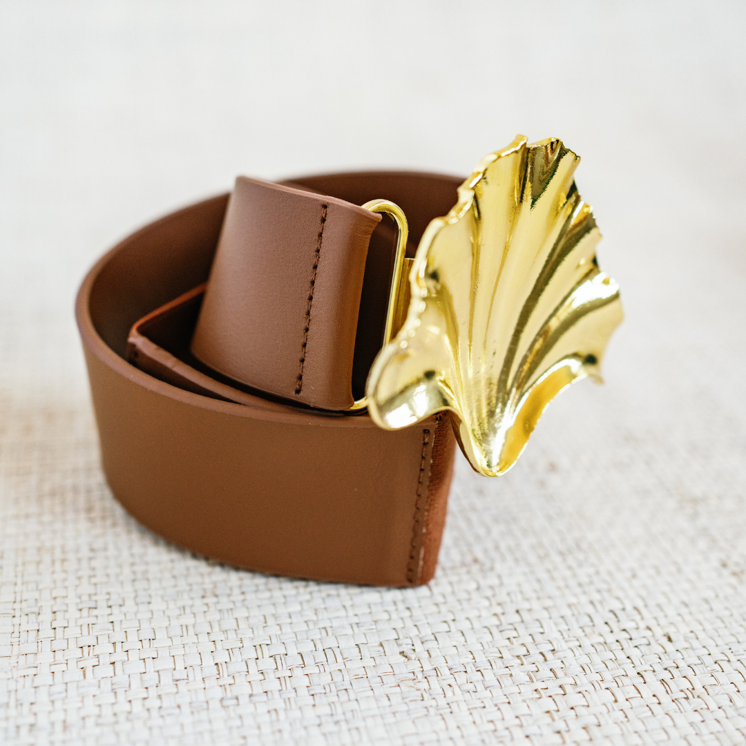 Garland Brown Genuine Leather Interchangeable Stretch Belt
