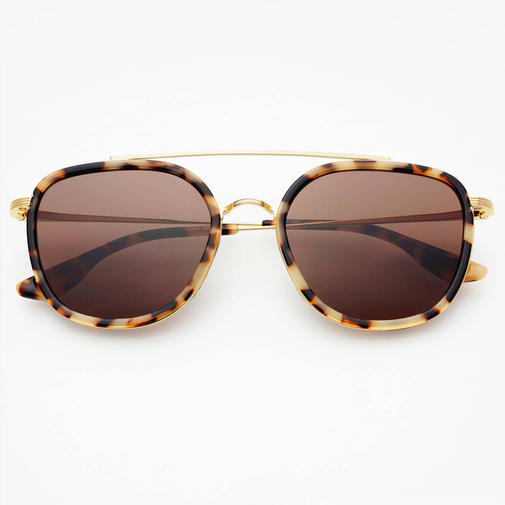 Weston Sunglasses: Milky Tortoise / Brown