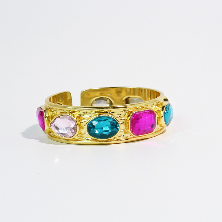 Multi Glow Bangle Bracelet