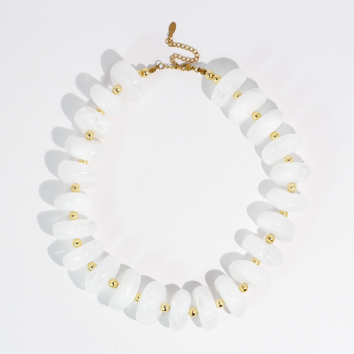 The Happy Hour Necklace: White