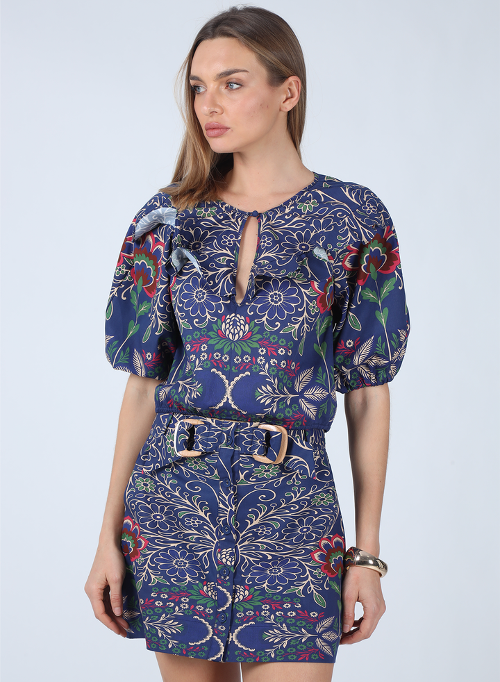 Nora Mini Skirt in Butterfly Love