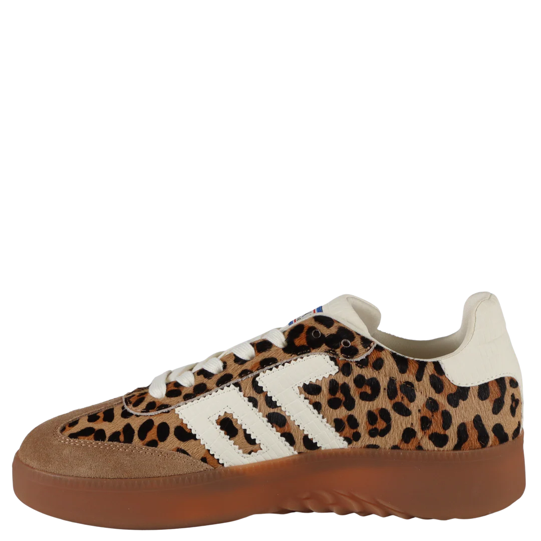 Back 70 Boston P Sneakers in Leopard Cuoio Milk