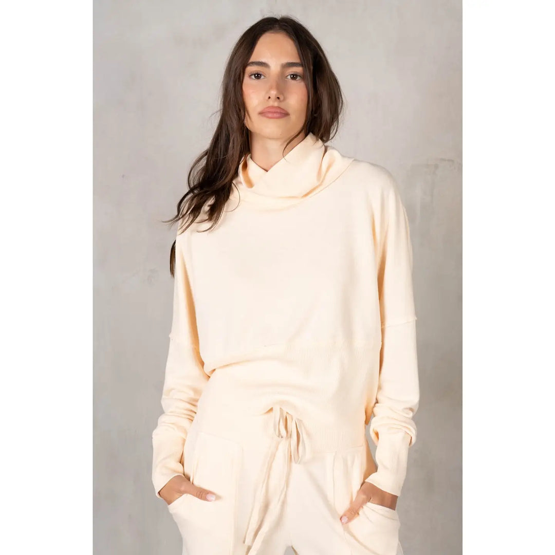 Terry Turtleneck Lounge Set
