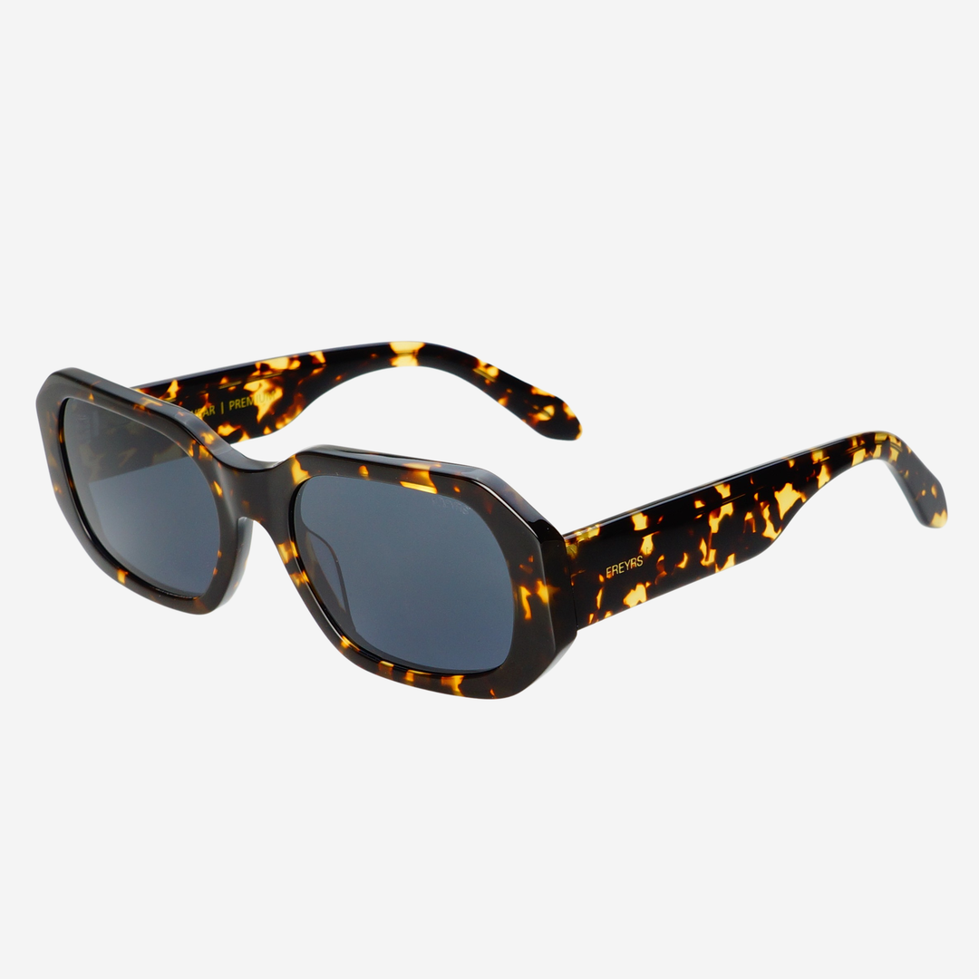 Onyx Acetate Womens Rectangular Sunglasses - Dark Tortoise
