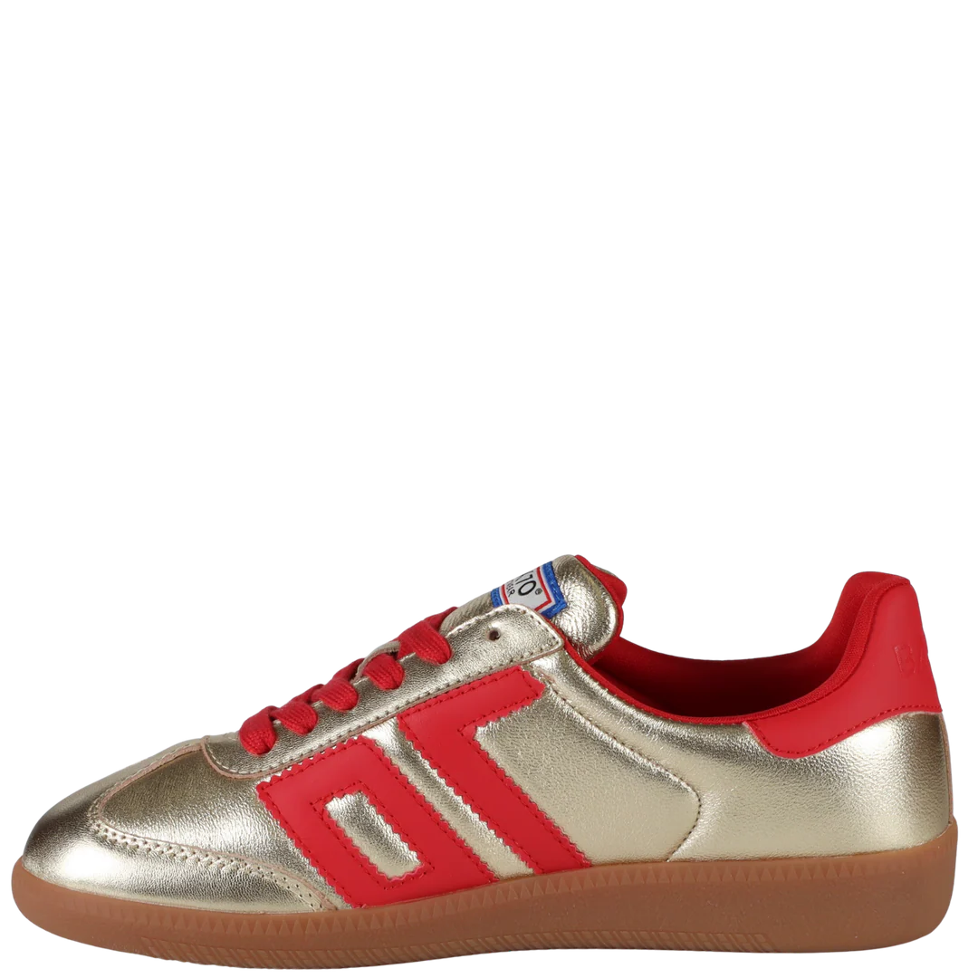 Back 70 Cloud NM Sneakers in Gold Red