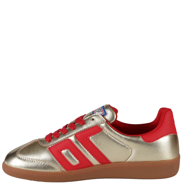 Back 70 Cloud NM Sneakers in Gold Red