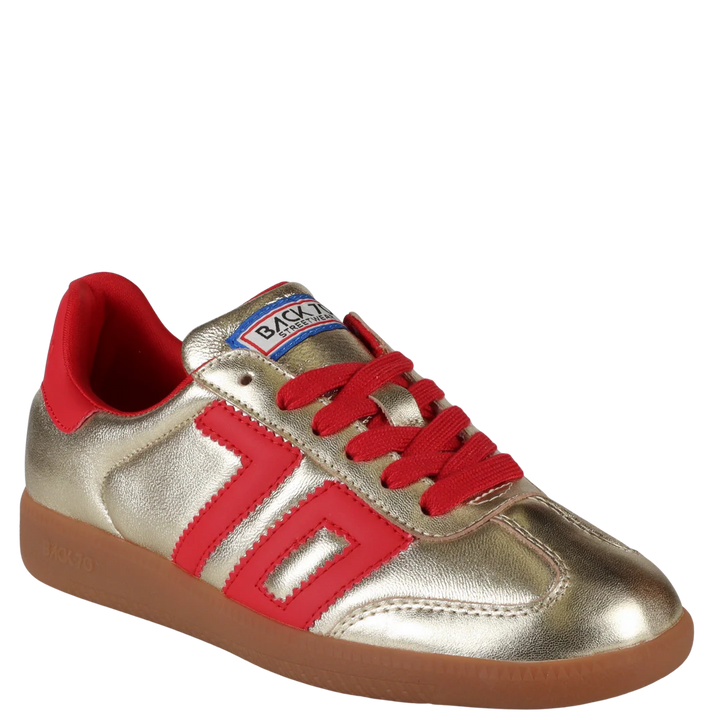 Back 70 Cloud NM Sneakers in Gold Red